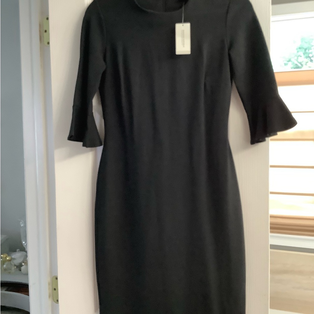 Banana Republic Black Long Sleeve Dress